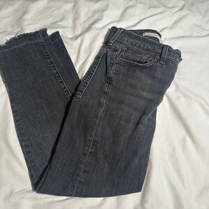 Levi's Black Wash Straight Leg Jeans
